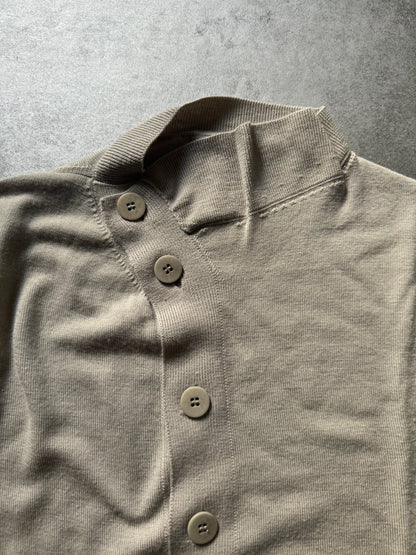 Rick Owens Beige Avant-Garde Asymmetrical Sweater  (M) - 6