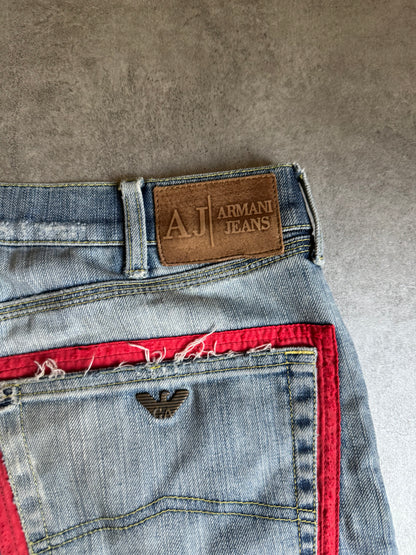 2010s Armani Provocative Blue Cool Denim Jeans (M) - 5