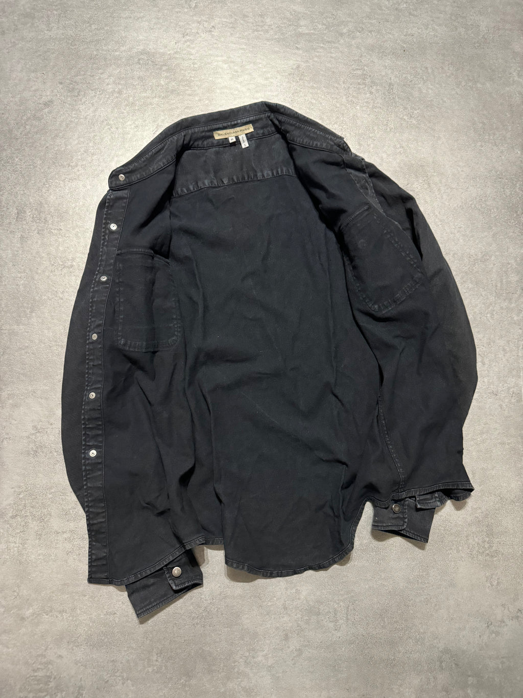 SS2003 Balenciaga Black Italian Shirt (XS/S) - 6