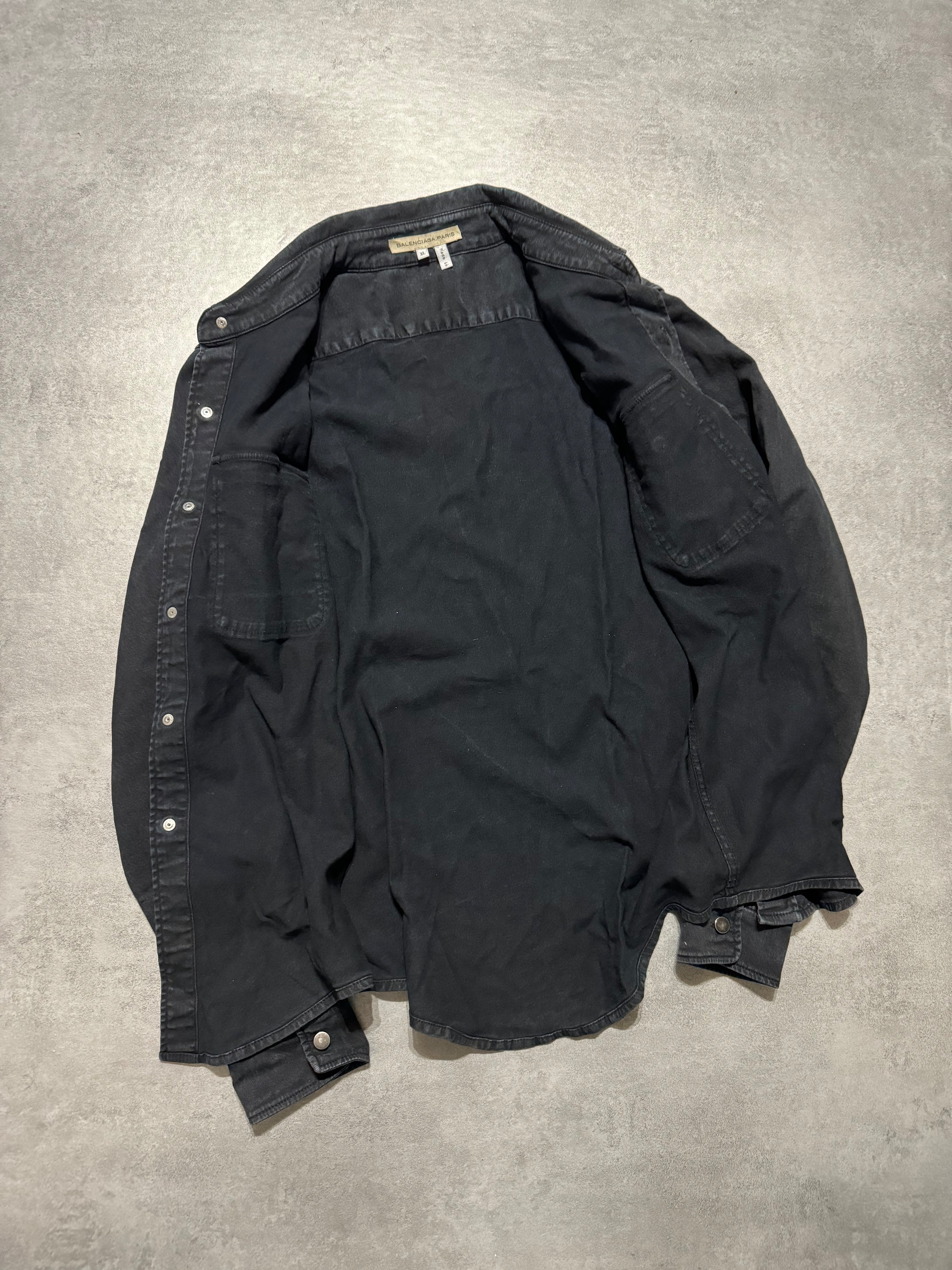 SS2003 Balenciaga Black Italian Shirt (XS/S) - 6