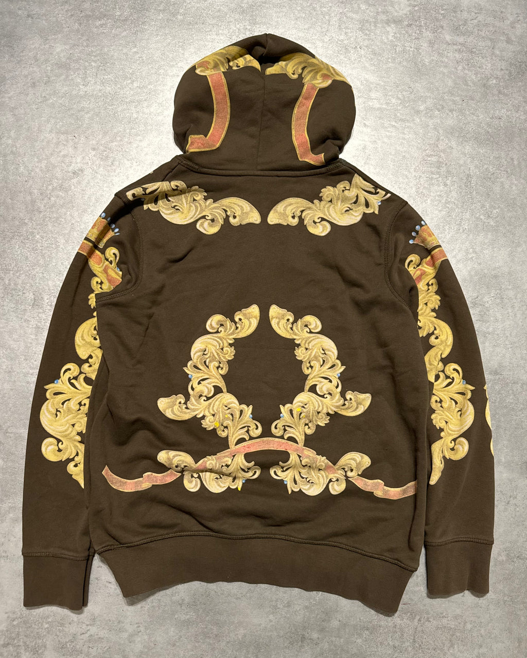 2000s Dolce & Gabbana Royal Fleur de Lys Dynasty Hoodie  (S) - 3