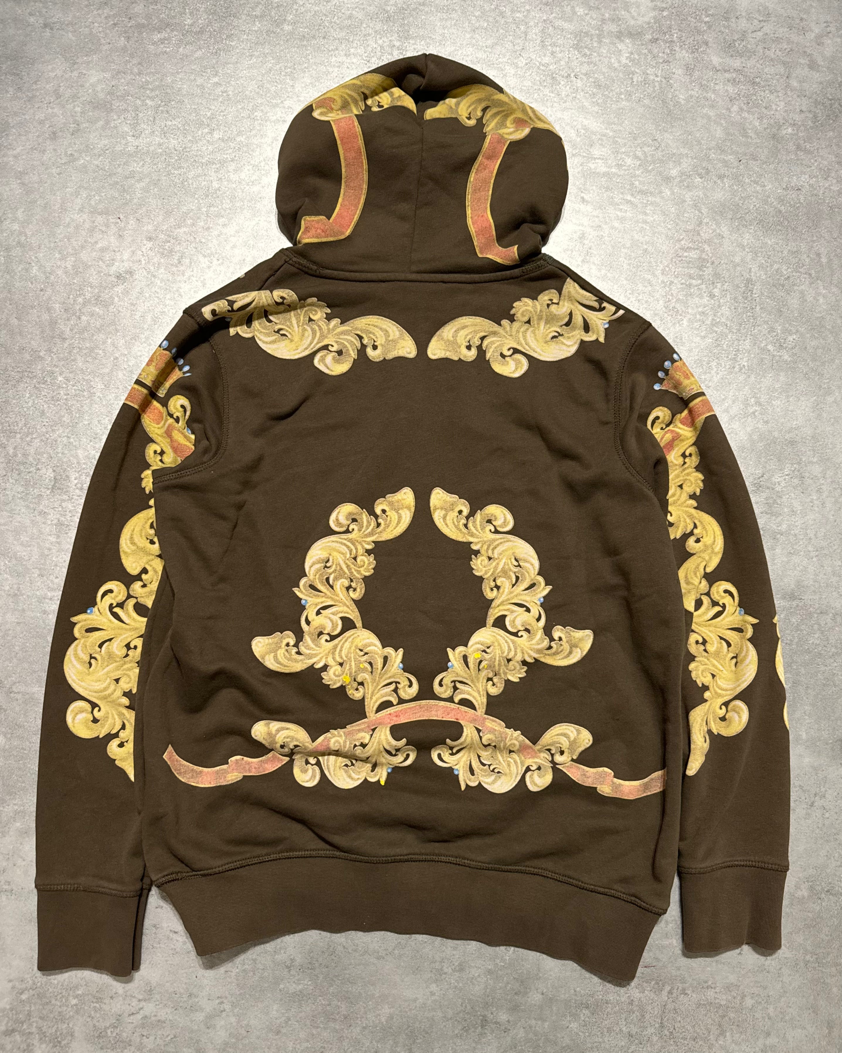 2000s Dolce & Gabbana Royal Fleur de Lys Dynasty Hoodie  (S) - 3