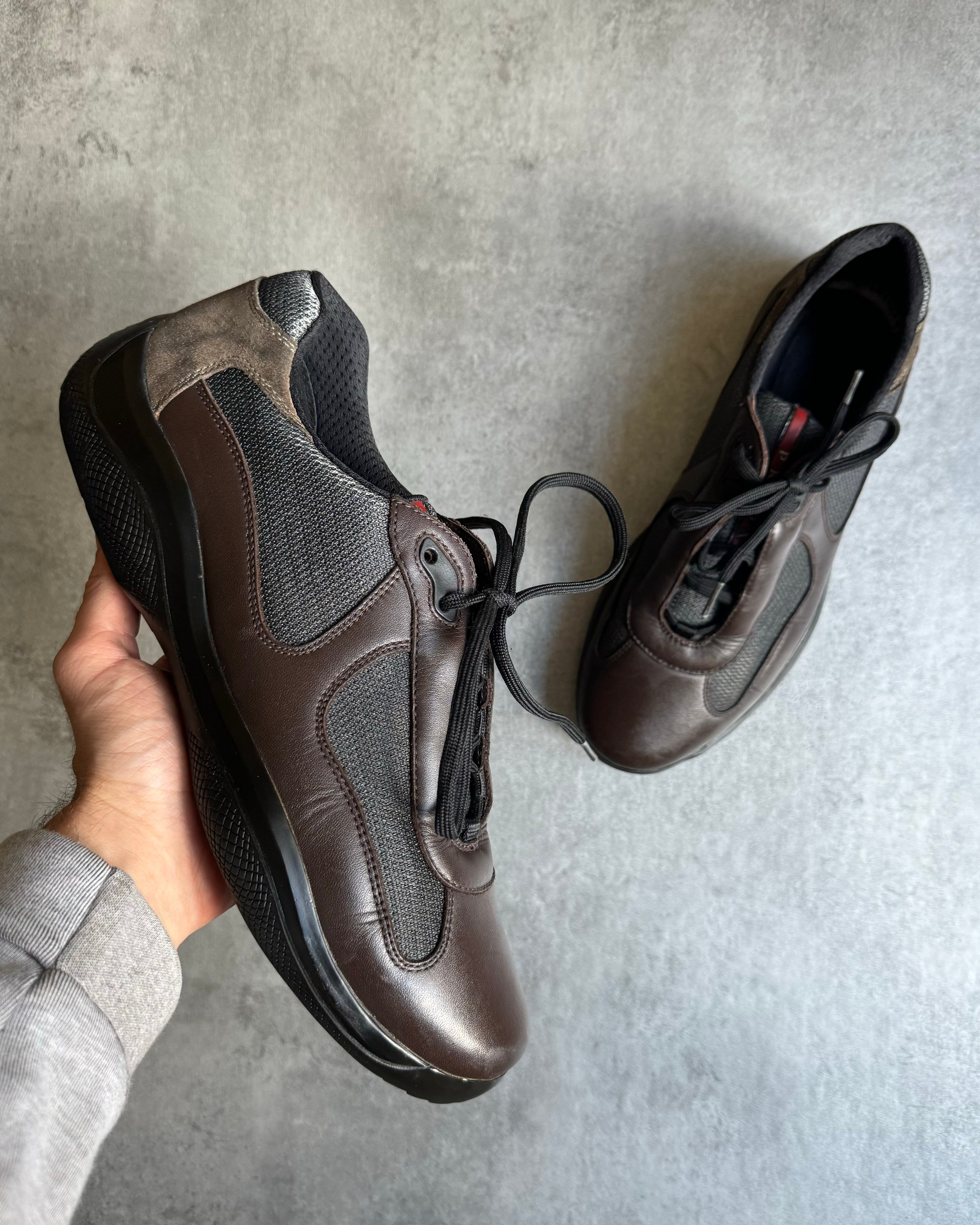 Prada America's Cup Brown Forest Leather (44,5eu/us10,5) – Dolce