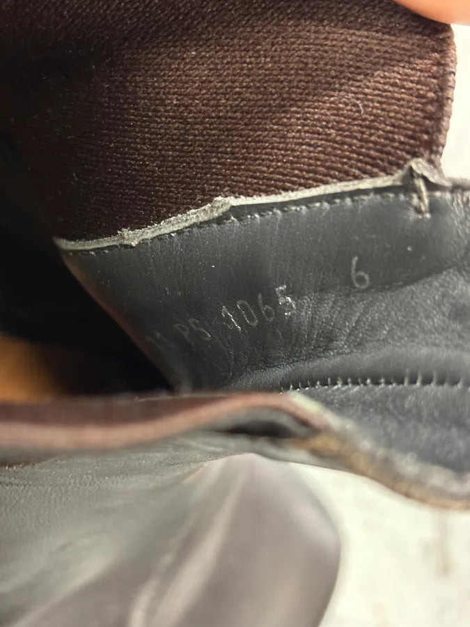 FW1999 Prada Brown Leather Vibram Boots aktytNG 8