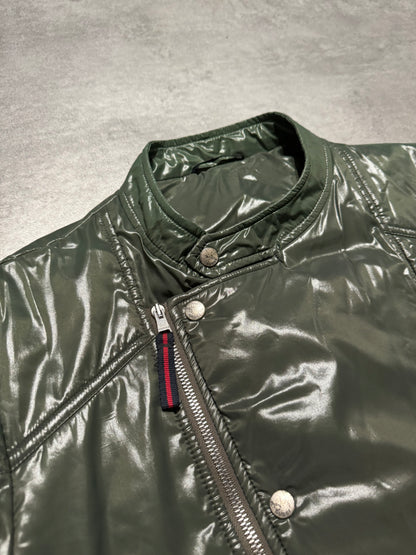 FW2009 Gucci Green Asymmetrical Avant-Garde Jacket (M) - 12