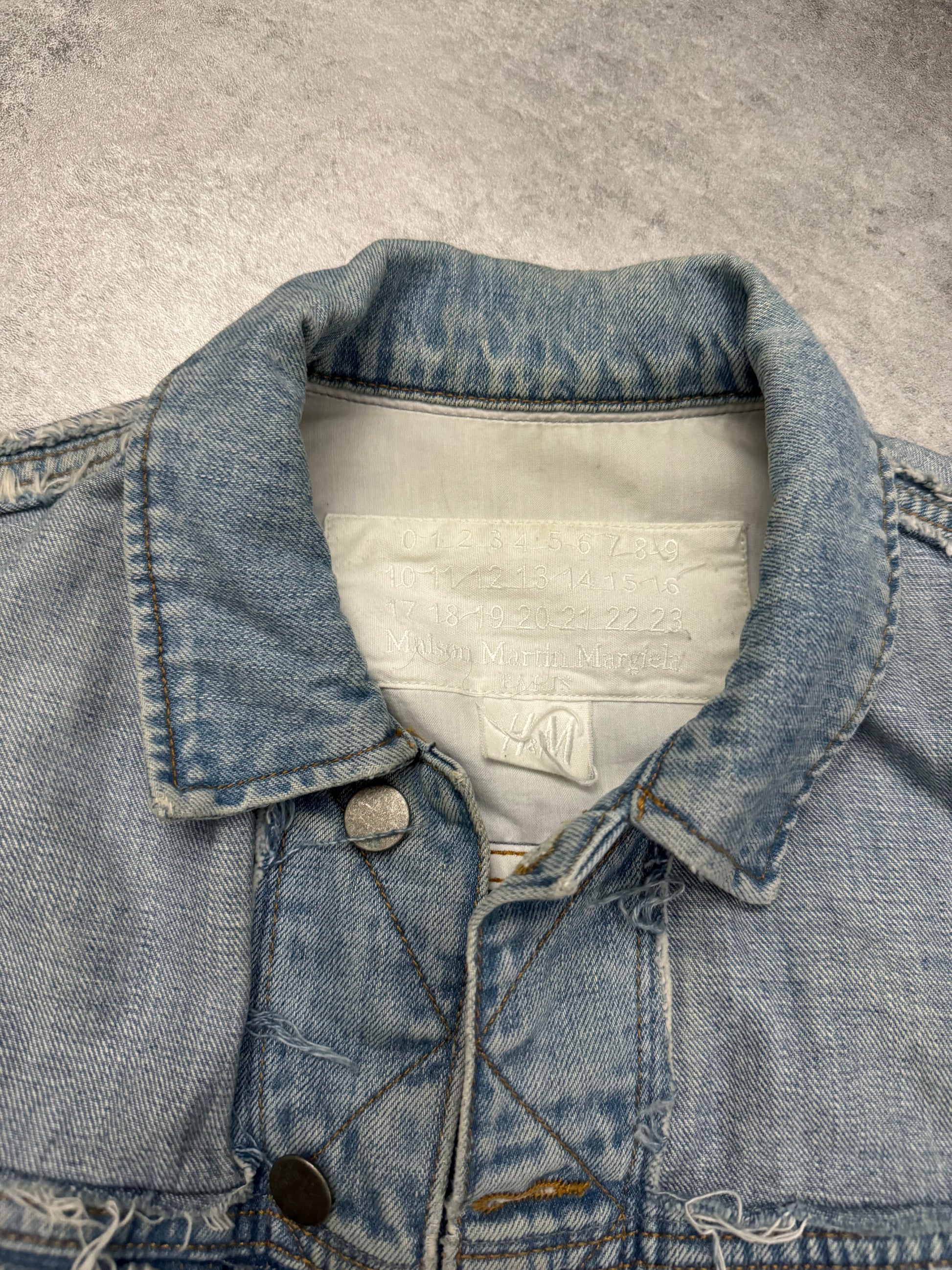 SS2005 Maison Margiela x H&M Reversed Denim Jacket Re-Edition (S) - 6