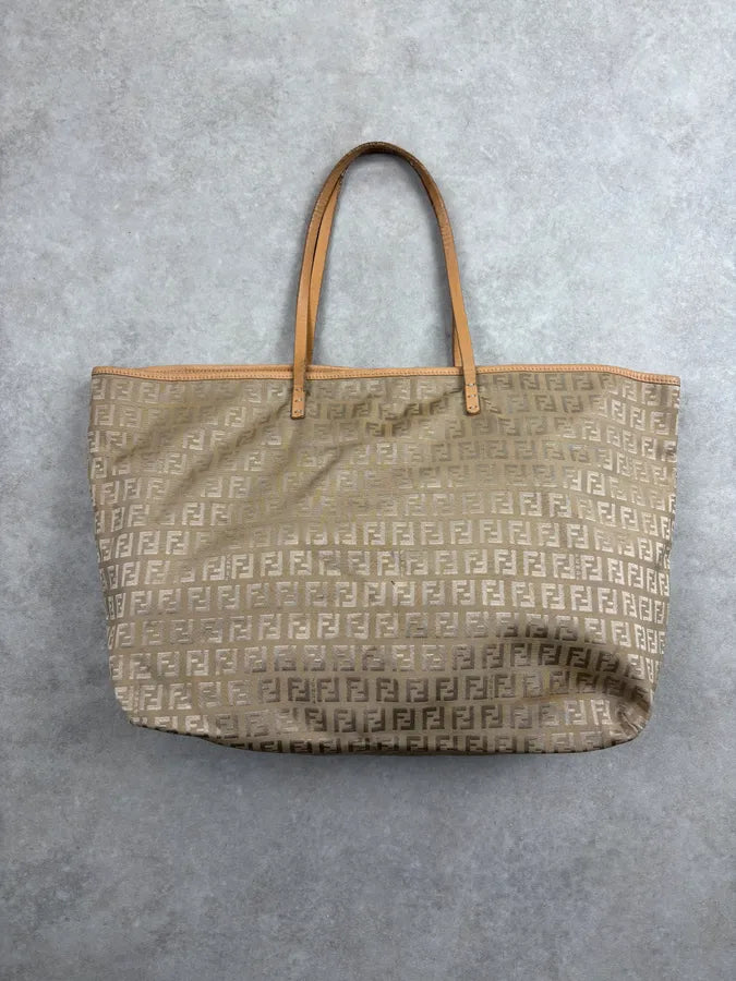 Fendi Beige Monogram Bag LVlVArR 1