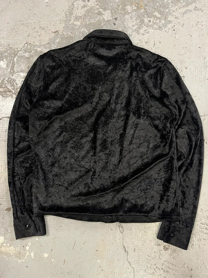 Fendi Black Velvet Class Shirt – Dolce Vita Hub Fendi Black Velvet Class Shirt – Dolce Vita Hub
