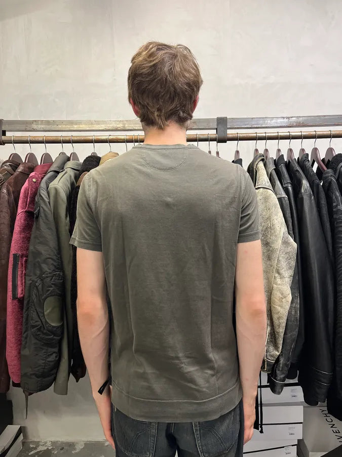 Fendi Brown Faded Shadow Poem T-Shirt ErxYhEs 2