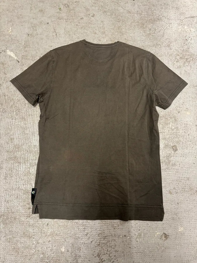 Fendi Brown Faded Shadow Poem T-Shirt ErxYhEs 4