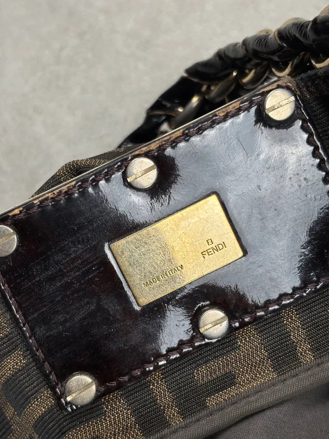 Fendi Monogram Brown Mia Bag HBpKqSf 18