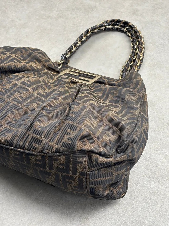 Fendi Monogram Brown Mia Bag HBpKqSf 7