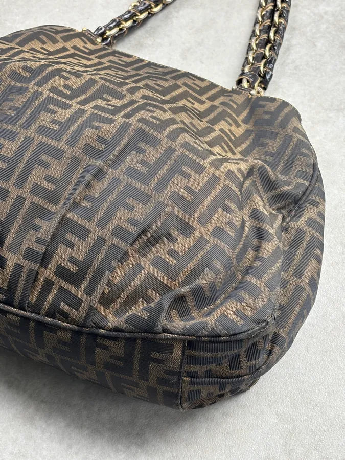 Fendi Monogram Brown Mia Bag HBpKqSf 11