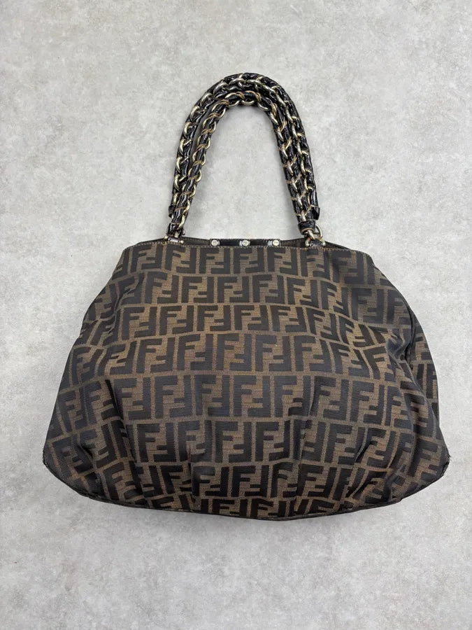 Fendi Monogram Brown Mia Bag HBpKqSf 9