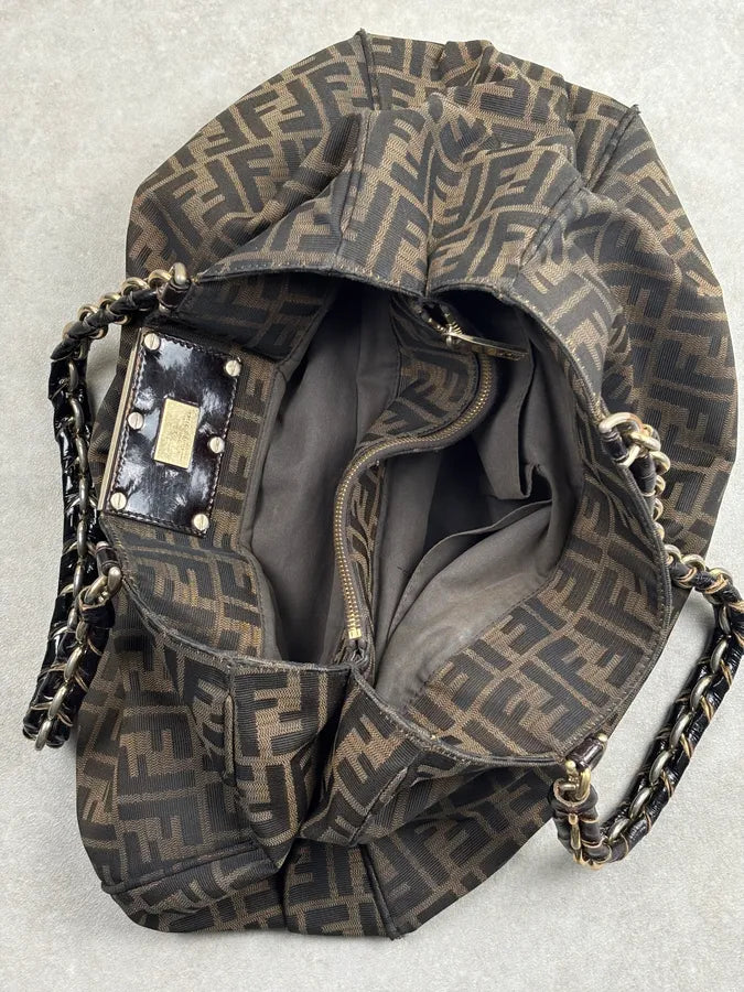 Fendi Monogram Brown Mia Bag HBpKqSf 17