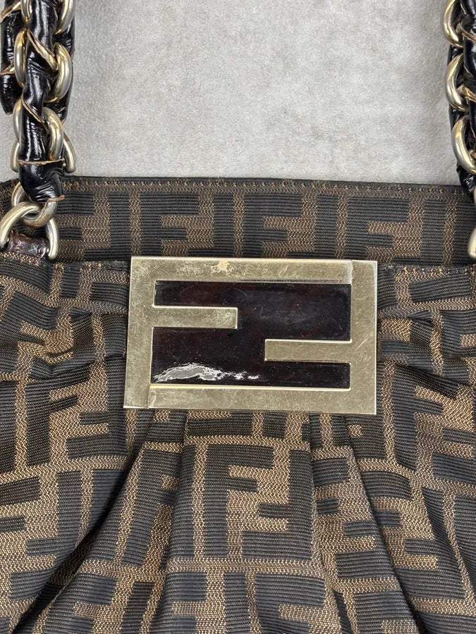 Fendi Monogram Brown Mia Bag HBpKqSf 6