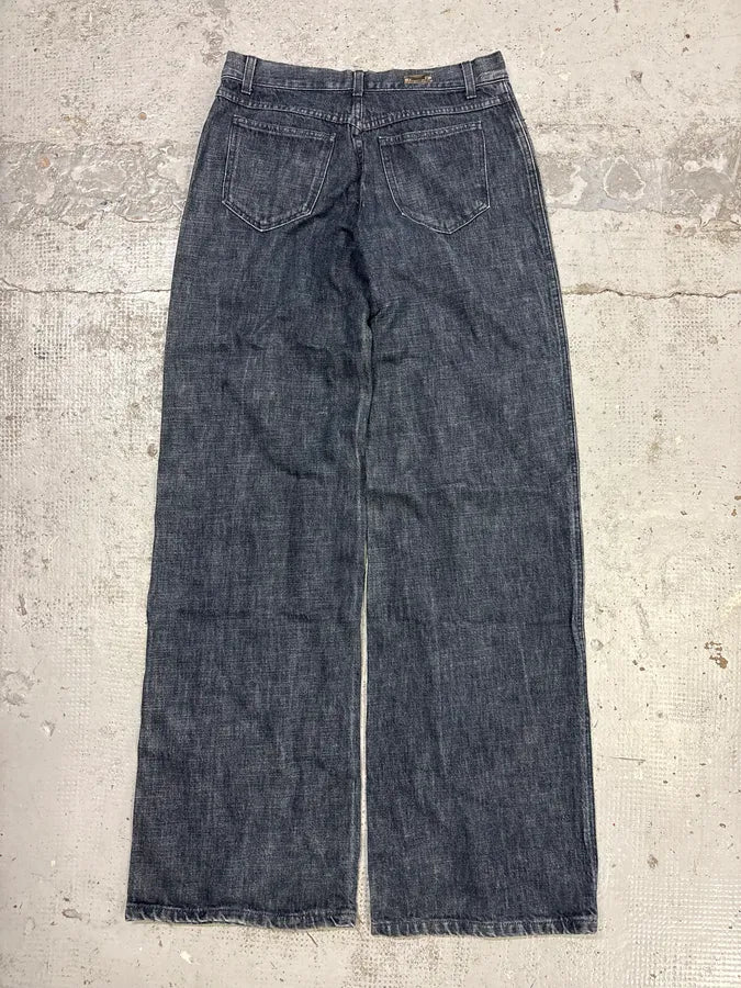 Fendi Navy Denim Distressed Floral Jeans eUAkilQ 4