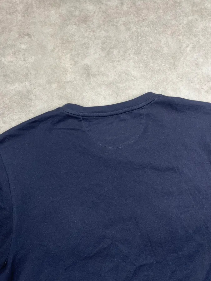 Fendi Navy Signature Devil Studded Eyes T Shirt RFlijRp 6