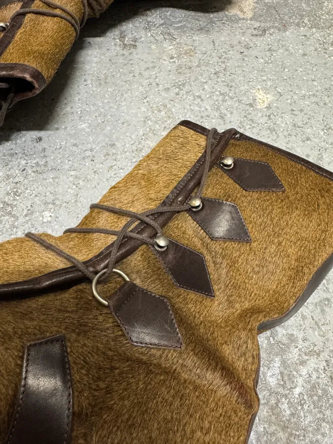 Fendi Pony Hair Brown Boots MhmMBbs 2