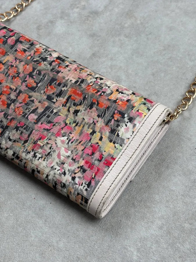 Fendi Pink Irregular Flower Baguette Bag QNlGfIV 13