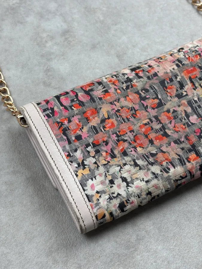 Fendi Pink Irregular Flower Baguette Bag QNlGfIV 15