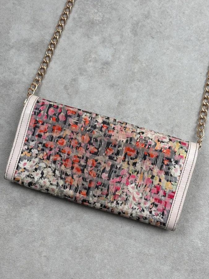 Fendi Pink Irregular Flower Baguette Bag QNlGfIV 11