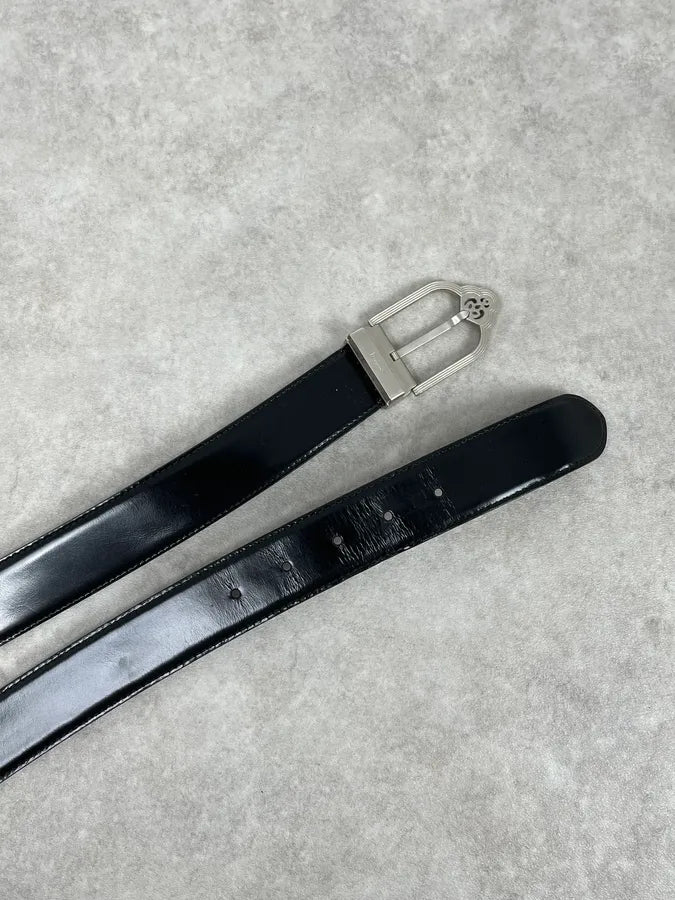 Ferragamo Black Classy Leather Belt RgYdBBX 1