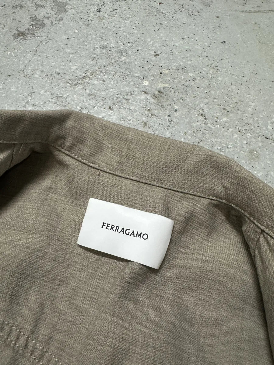 Ferragamo Grey Minimalist Trucker Jacket ClpbIFF 10