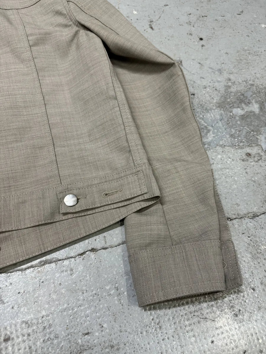 Ferragamo Grey Minimalist Trucker Jacket ClpbIFF 9