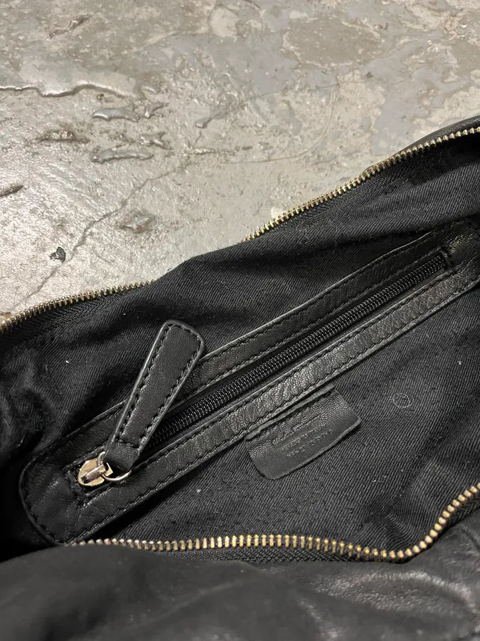 Ferragamo Hobo Black Leather Premium Bag (OS) PTgHxHH 8