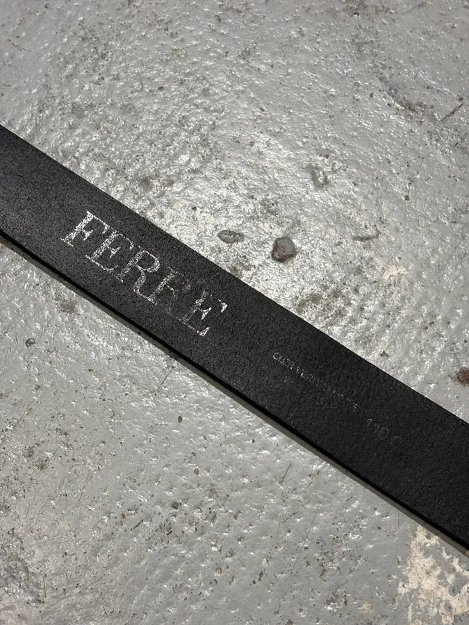 2000s Gianfranco Ferré Black Leather Logo Belt HeZqwXR 6
