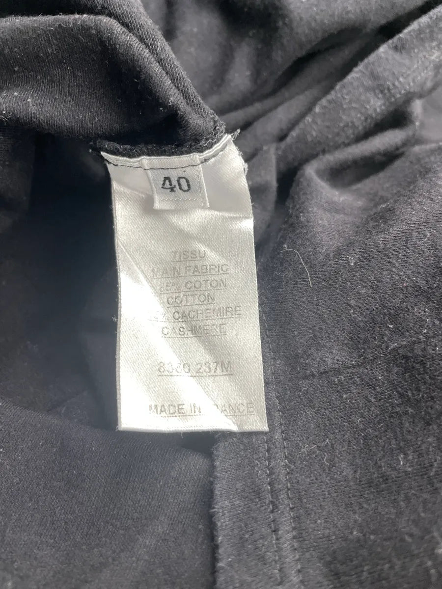 2000s Balmain Black Cashmere Lion Crest Button Henley Longsleeve fnMZXSCj 7