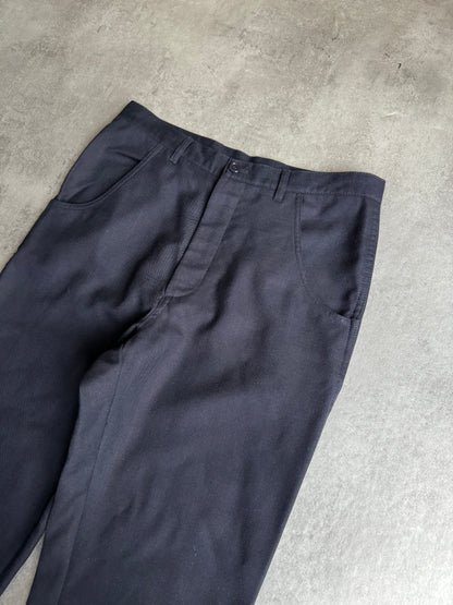 Raf Simons Prototype Classy Navy Pants (M) - 6