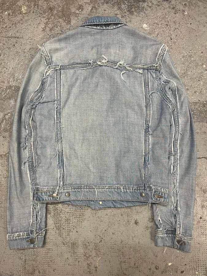 SS2005 Maison Margiela x H&M Reversed Denim Jacket Re-Edition qnvtEVS 6