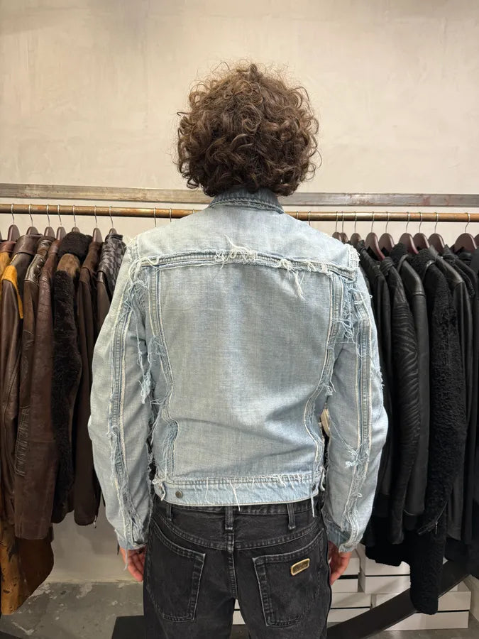 SS2005 Maison Margiela x H&M Reversed Denim Jacket Re-Edition qnvtEVS 2
