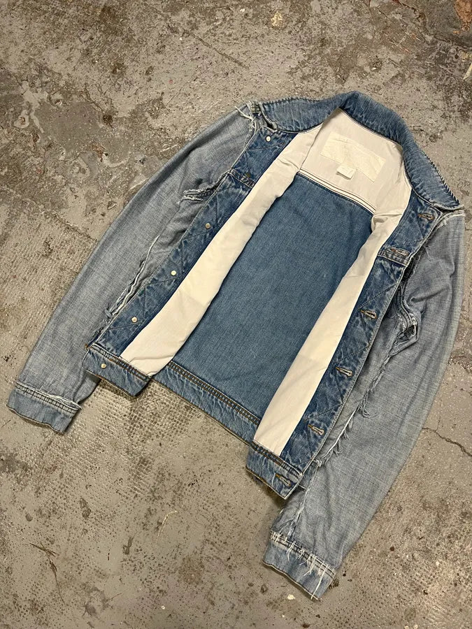 SS2005 Maison Margiela x H&M Reversed Denim Jacket Re-Edition qnvtEVS 4