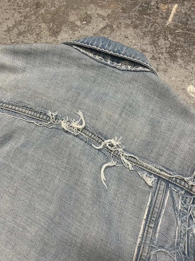 SS2005 Maison Margiela x H&M Reversed Denim Jacket Re-Edition qnvtEVS 7