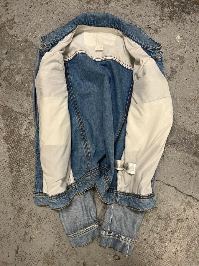 SS2005 Maison Margiela x H&M Reversed Denim Jacket Re-Edition qnvtEVS 5