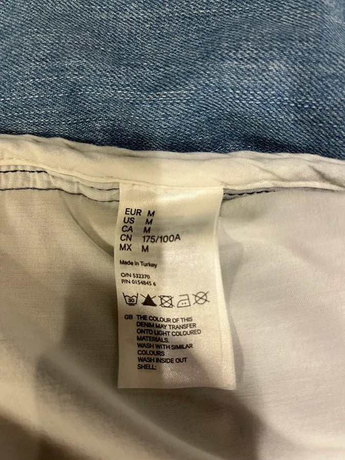 SS2005 Maison Margiela x H&M Reversed Denim Jacket Re-Edition qnvtEVS 9