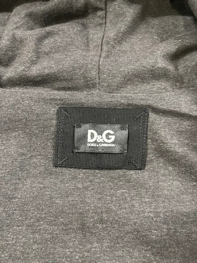 FW2008 Dolce & Gabbana Grey Tailored Zip-up Sweatshirt JYuOrWB 7