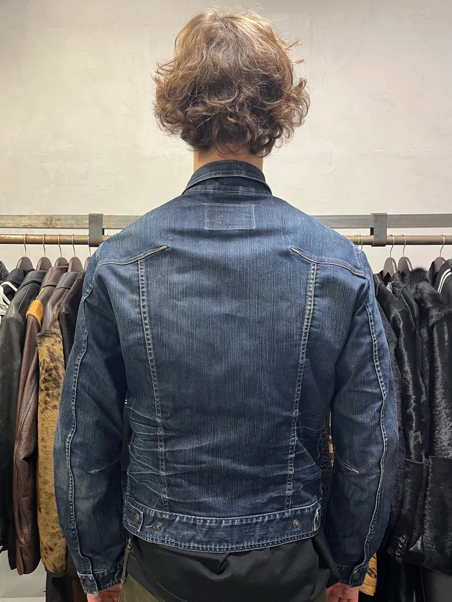 2000s Marithé + François Girbaud Faded Denim Jacket YhsoMBw 2