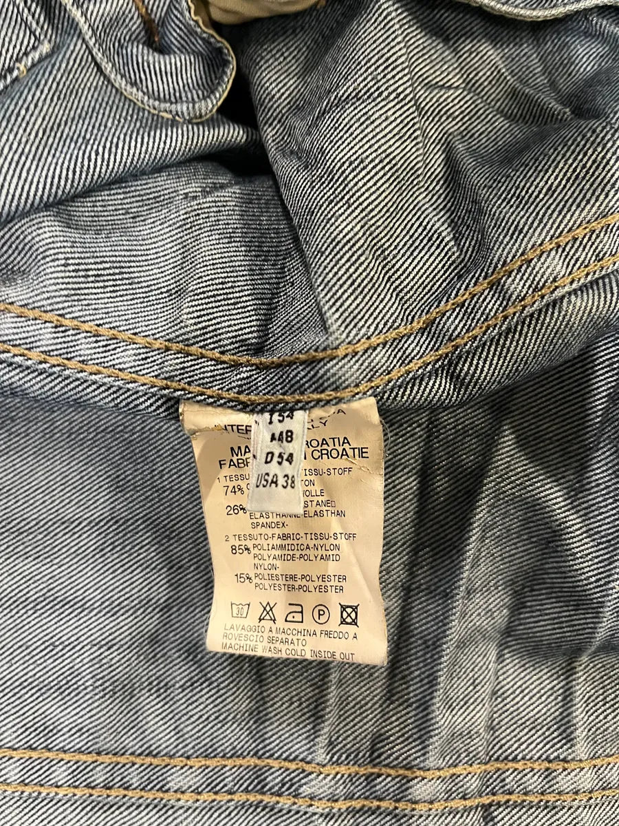 2000s Marithé + François Girbaud Faded Denim Jacket YhsoMBw 7