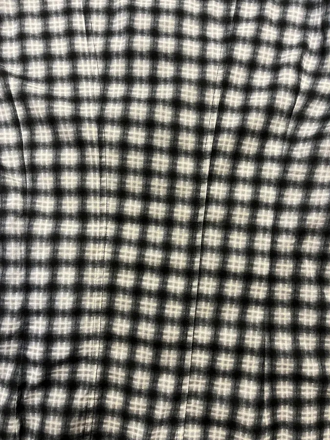 Bottega Veneta Black & White Checked Shirt OQeFIyF 7