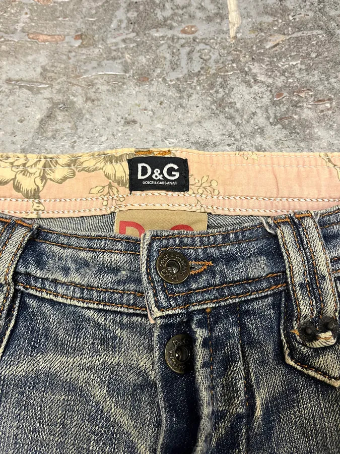 2000s Dolce & Gabbana Raw Denim Devotees Jeans (M) PYKAbdX 7