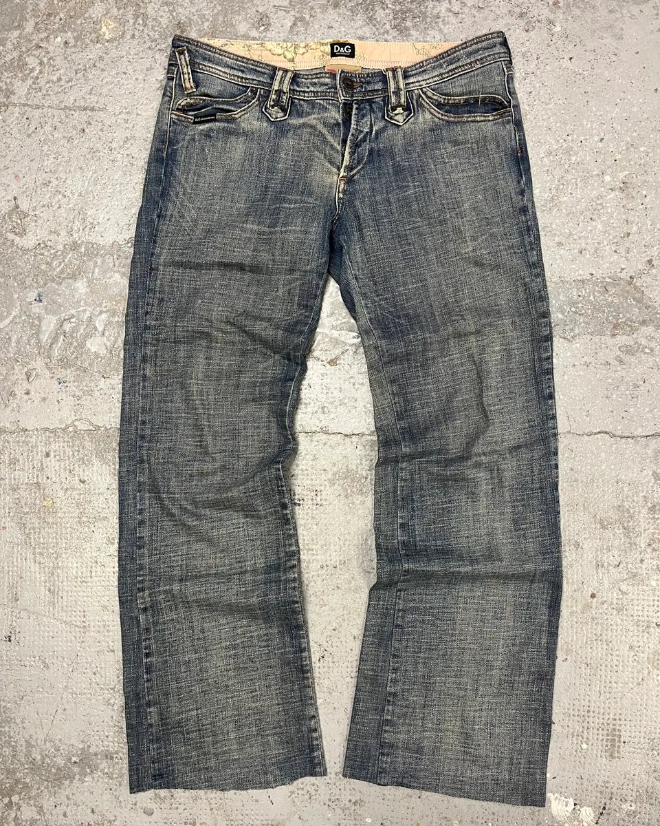 2000s Dolce & Gabbana Raw Denim Devotees Jeans (M) PYKAbdX 0