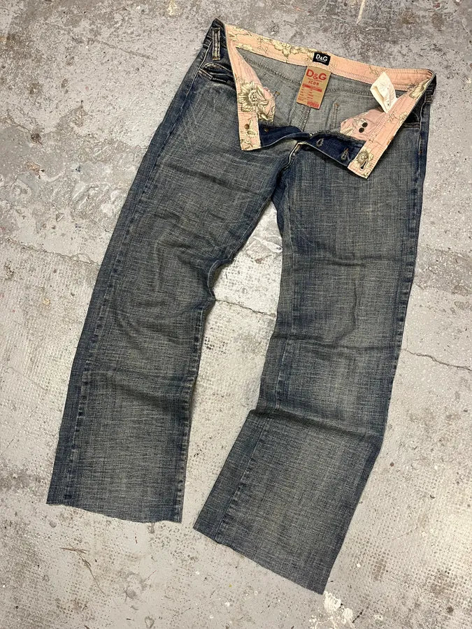 2000s Dolce & Gabbana Raw Denim Devotees Jeans (M) PYKAbdX 5