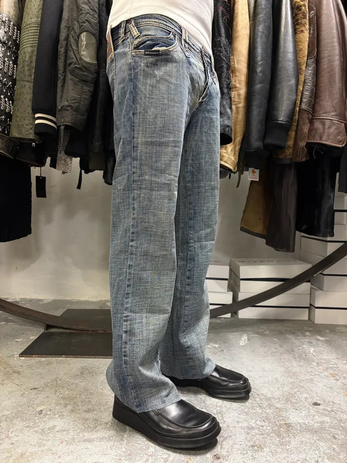 2000s Dolce & Gabbana Raw Denim Devotees Jeans (M) PYKAbdX 1