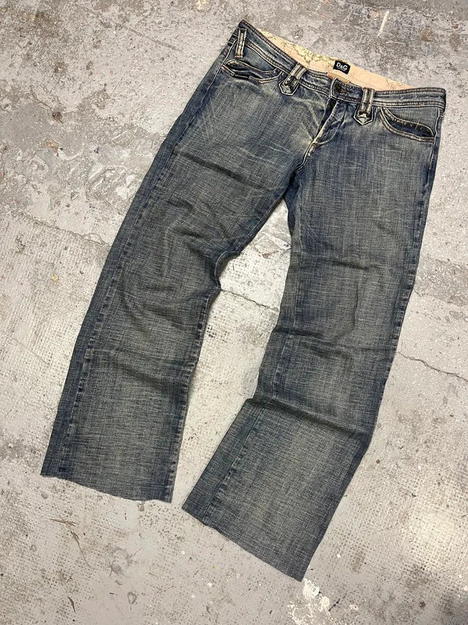 2000s Dolce & Gabbana Raw Denim Devotees Jeans (M) PYKAbdX 4