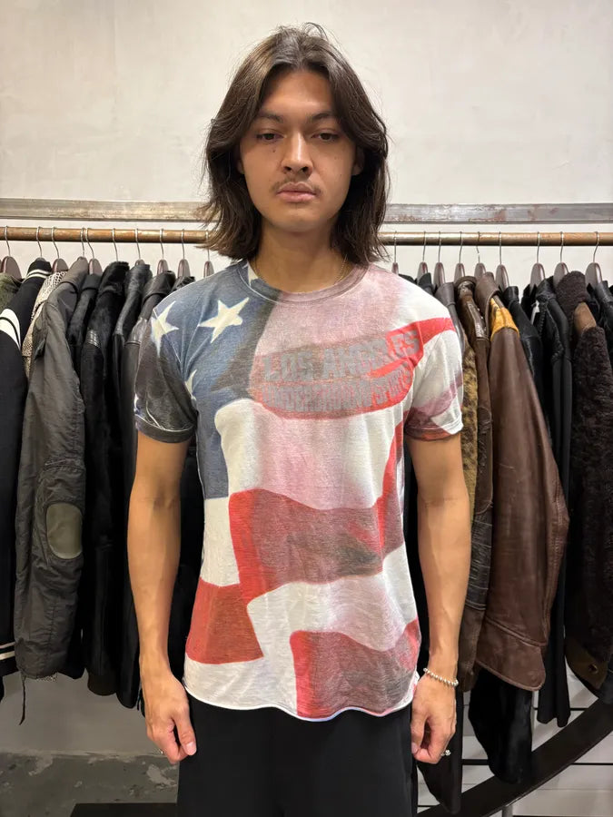 2000s Dolce & Gabbana US Flag T-Shirt (S/M) XrkKyOU 1