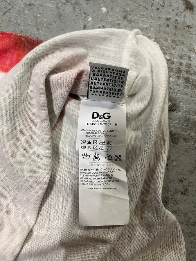 2000s Dolce & Gabbana US Flag T-Shirt (S/M) XrkKyOU 8